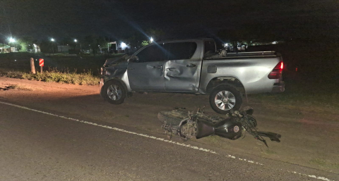 Violento siniestro en la ruta 16 dejó una yegua muerta y un conductor hospitalizado