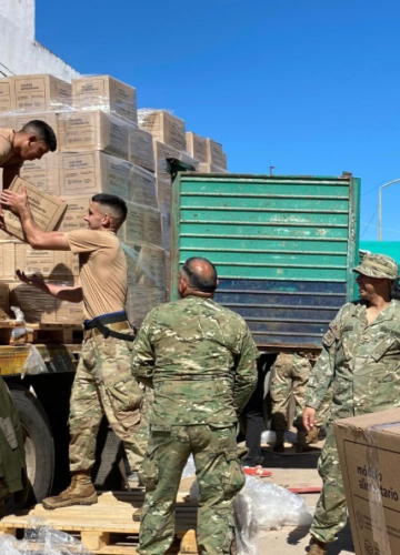 Nuevo operativo de ayuda a los pobladores de El Impenetrable