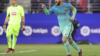 Barcelona resolvió con autoridad un partido áspero y hubo aporte de Messi