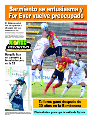 Sarmiento se entusiasma y For Ever vuelve preocupado