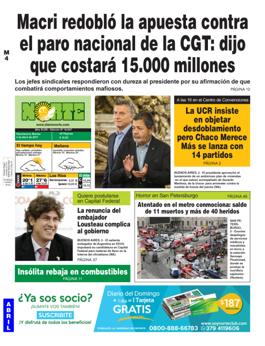 Edición del 04.04.17