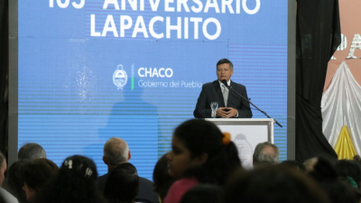 Lapachito celebró 105 años con el anuncio de obras
