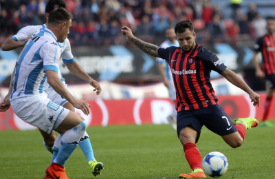 San Lorenzo reaccionó a tiempo ante Racing, empató 1-1 y le dio aire a Aguirre