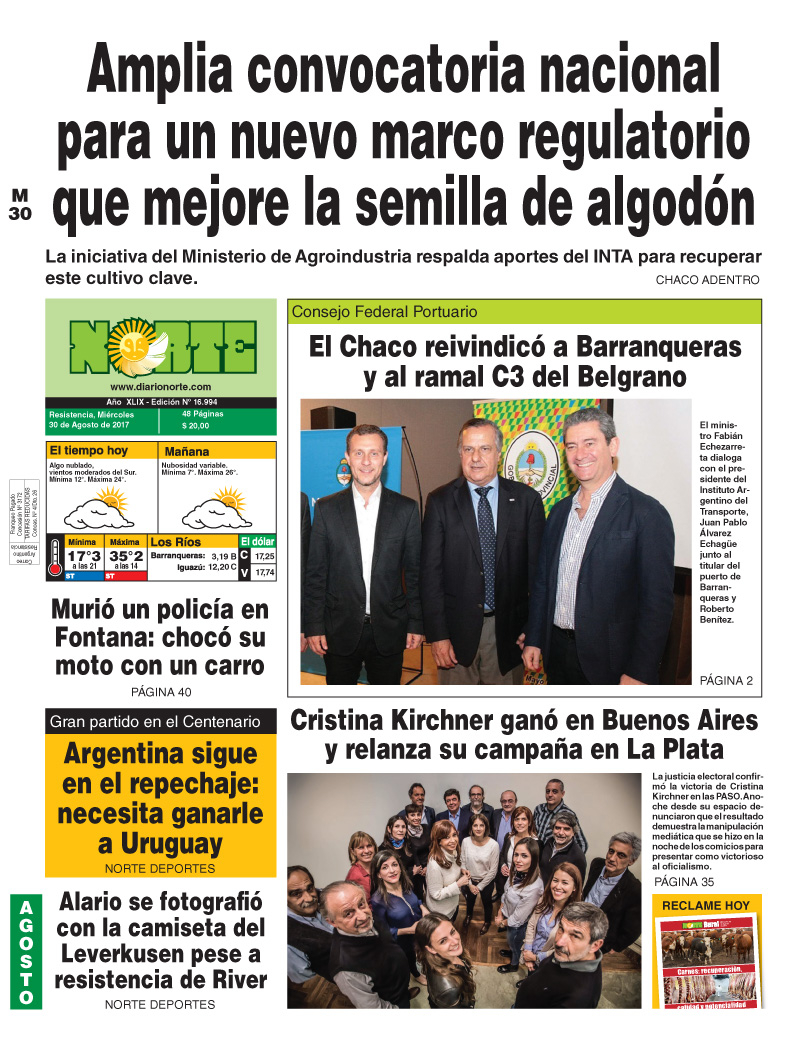 Edición del 30.08.17