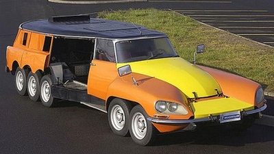 El Citroën “ciempiés” de Michelin