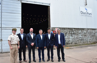 Peppo celebró inversión cerealera en el puerto y volvió a reclamar por el Belgrano Cargas 