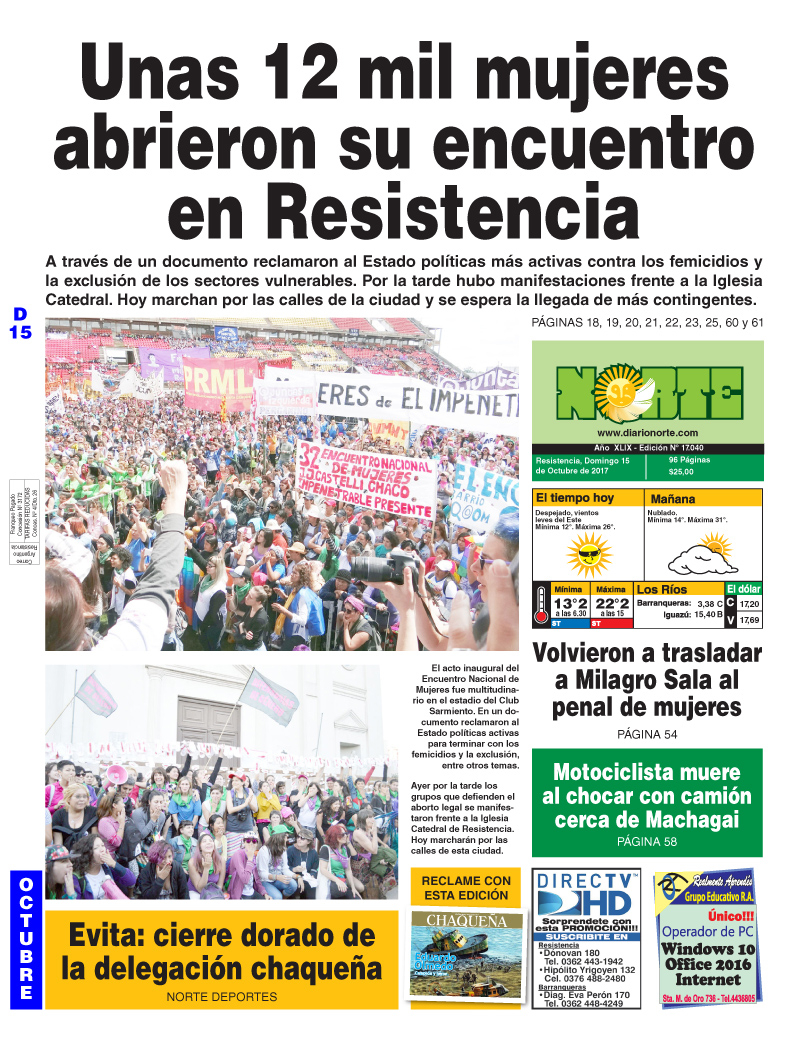 Edición del 15.10.2017