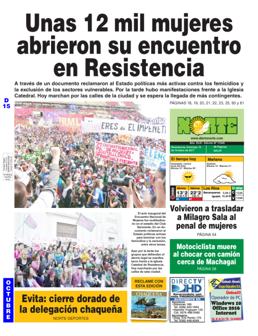 Edición del 15.10.2017