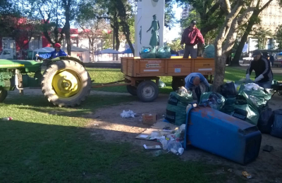 El Gobierno condenó los excesos y comenzó las tareas de limpieza