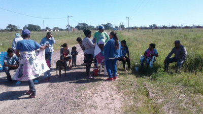 Comunidades aborígenes cortan la ruta provincial 56 por obras y agua potable