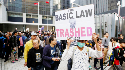 Hong Kong: protesta contra el control chino