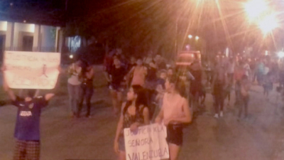 Marcha de silencio por las jóvenes asesinadas de Machagai