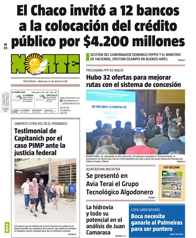 Edición del 25.04.2018