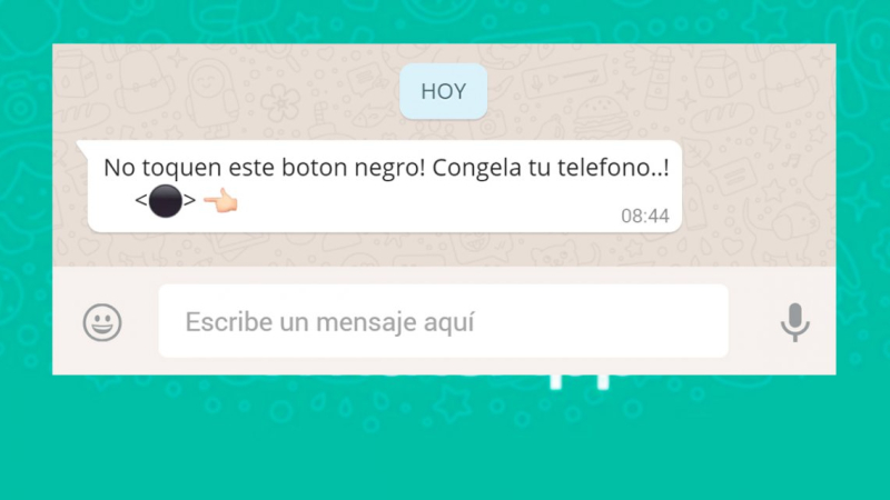 ¿Qué es el círculo negro de WhatsApp que no deberías tocar?