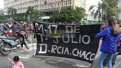 Piquete en rechazo al protocolo de actuación durante manifestaciones sociales