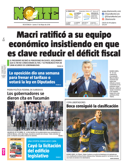 Edición del 17.05.18