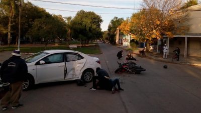 Tremendo accidente con lesionados en Resistencia