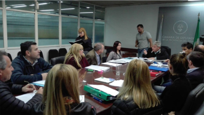 Sin la presencia del ministro Echezarreta, arrancó la reunión de Asuntos Constitucionales