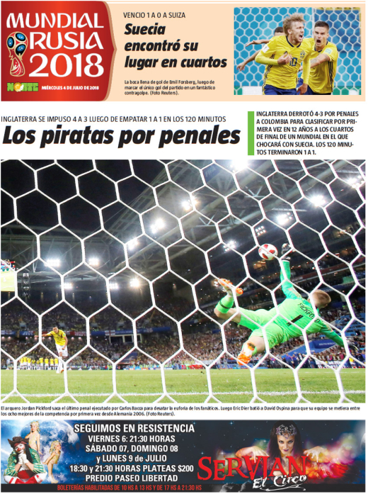 Los piratas por penales