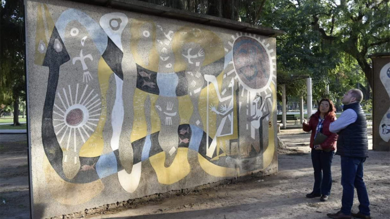 Buscan la restauración y la puesta en valor de los murales de Monsegur