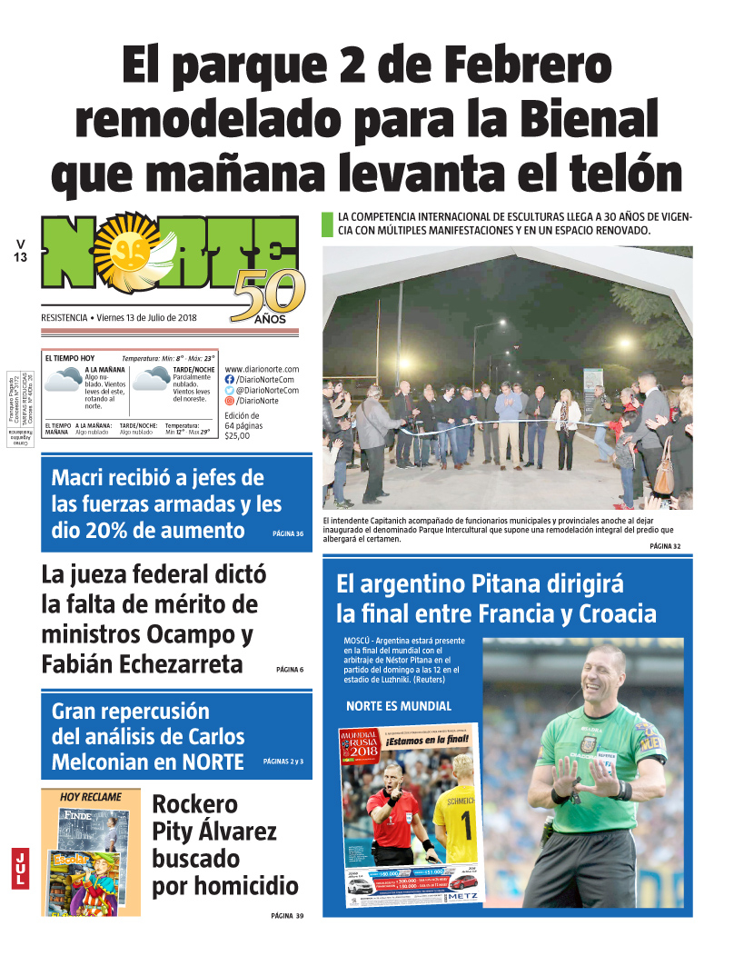 Edición del 13.07.18