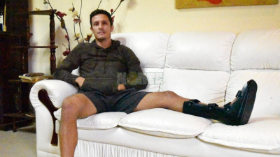 Marcos Mondaini en su Sáenz Peña natal, habló de todo con NORTE