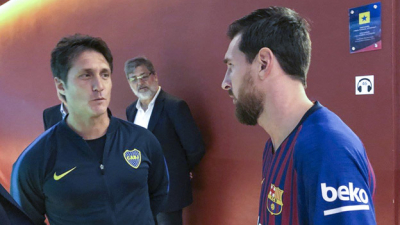Messi evitó hablar de la selección y dijo que la Champions es el gran objetivo del Barcelona