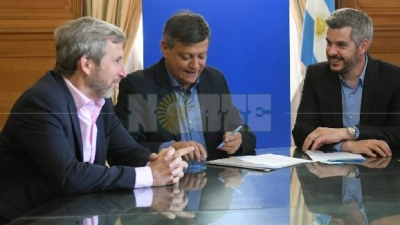 Peppo firmó convenio para el desendeudamiento provincial
