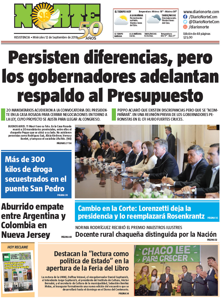 Edición del 12.09.18
