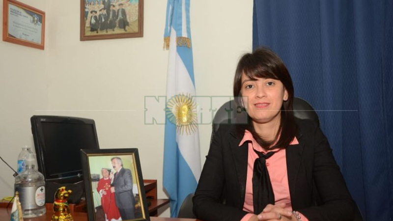 Mariela Gauna, al mando del municipio de Colonia Benítez