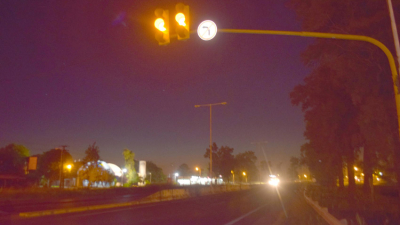 La autovía de la ruta 16 otra vez a oscuras