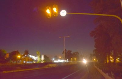 La autovía de la ruta 16 otra vez a oscuras