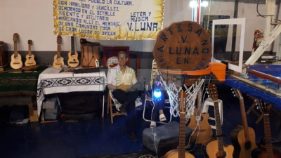 Artesanos y expositores de Sáenz Peña exhiben productos en el estadio arena Uncaus