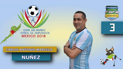 El chaqueño Marcelo Nuñez convocado para disputar el Mundial de Futbolistas Amputados