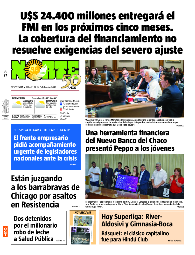 Edición del 27.10.2018