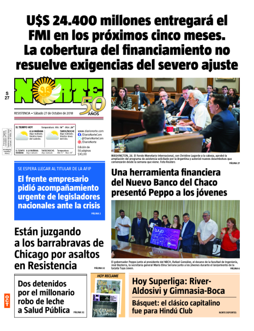 Edición del 27.10.2018