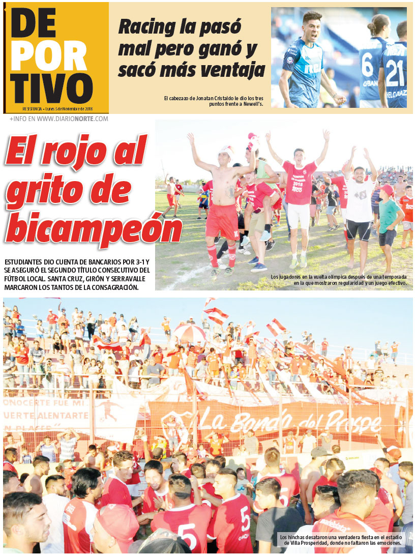El rojo al grito de bicampeón