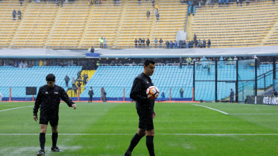 Boca y River pasados por agua: hoy a las 16 si el tiempo lo permite