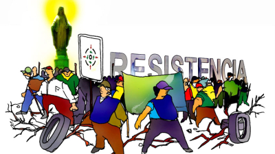 Tributo piquetero a la patrona de Resistencia: La Inmaculada, rehén de la protesta que crece