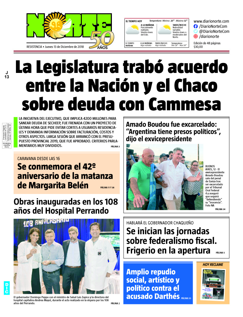 Edición del 13.12.18