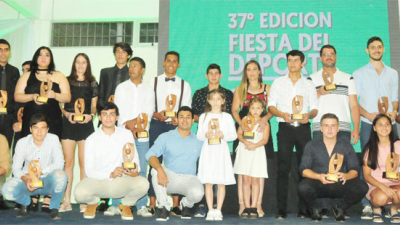 Los deportistas fueron reconocidos en la 37ª Fiesta del Círculo de Periodistas