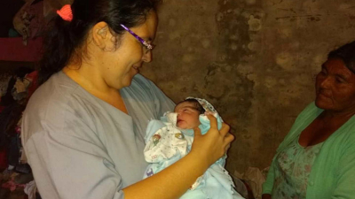 Personal del hospital de Charata asistió un parto en Las Tolderías