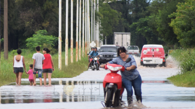 La lluvia trajo otra vez complicaciones en algunos barrios de Sáenz Peña