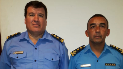 Fernando Romero y Héctor Griciuk la nueva cúpula de la Policía del Chaco