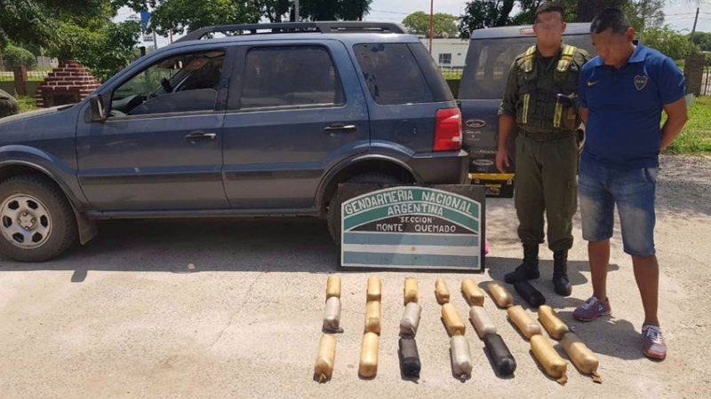 Traficaba hacia el Chaco más de 25 kilos de cocaína en el tanque del combustible