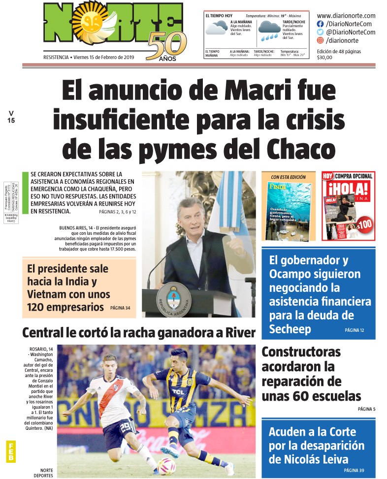Edición del 15.02.2019