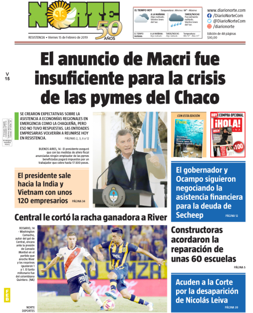 Edición del 15.02.2019