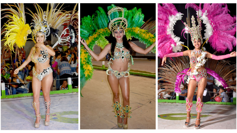 Brillo y esplendor en carnavales de Laguna Limpia