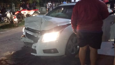 El cantante "Lluvia" Barrios involucrado en un siniestro vial