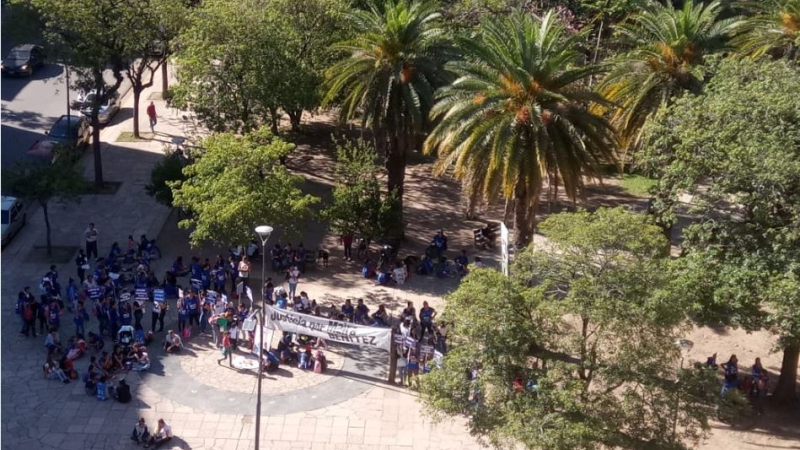 Jornada con manifestaciones sociales en el microcentro de Resistencia